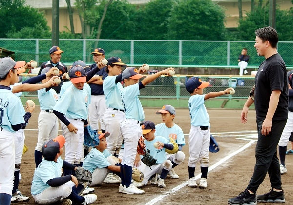 館山さんの野球教室