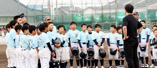 館山さんの野球教室